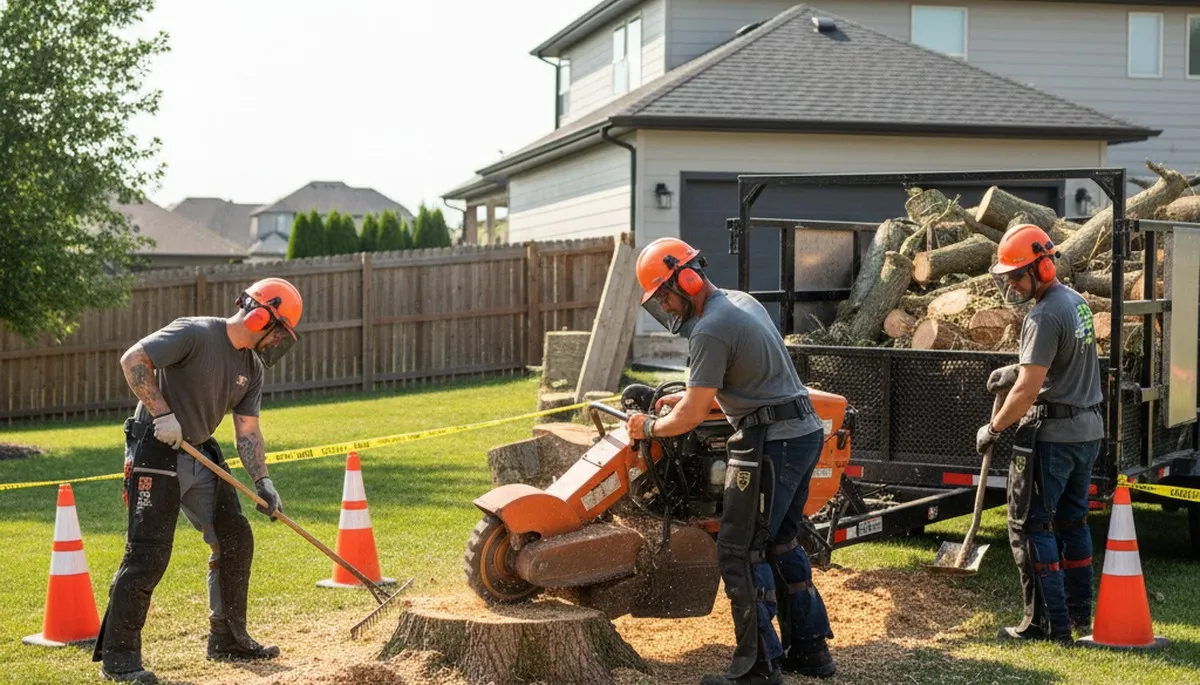 Stump removal service in Naperville, IL for safe, thorough tree care cleanup
